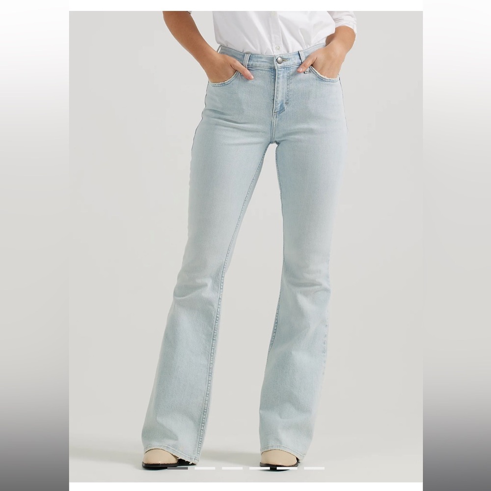 Lee Mid Rise Flare Jeans